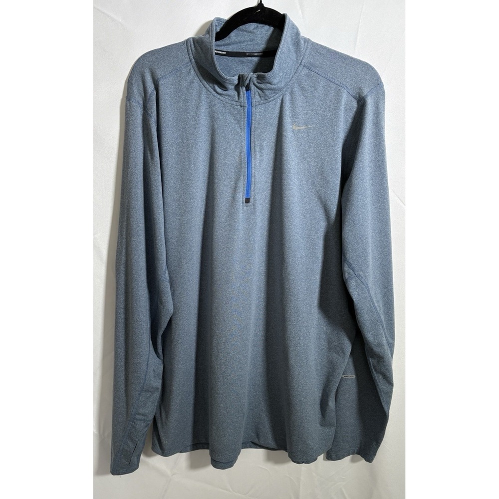 Nike Running Shirt Size XL Dri-Fit Long Sleeve 1/4 zip pullover